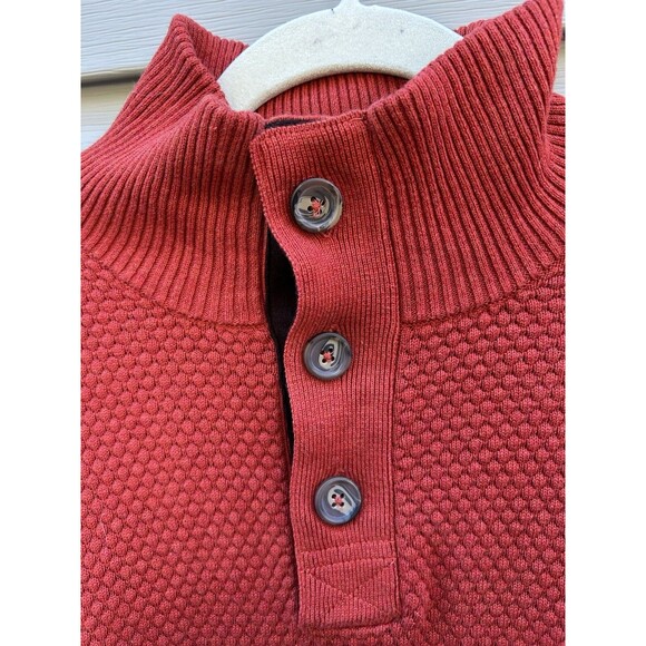 VTG Alan Flusser Men’s Knit Grandpa Style Quilted Sweater Size L Classic Preppy - Picture 3 of 8